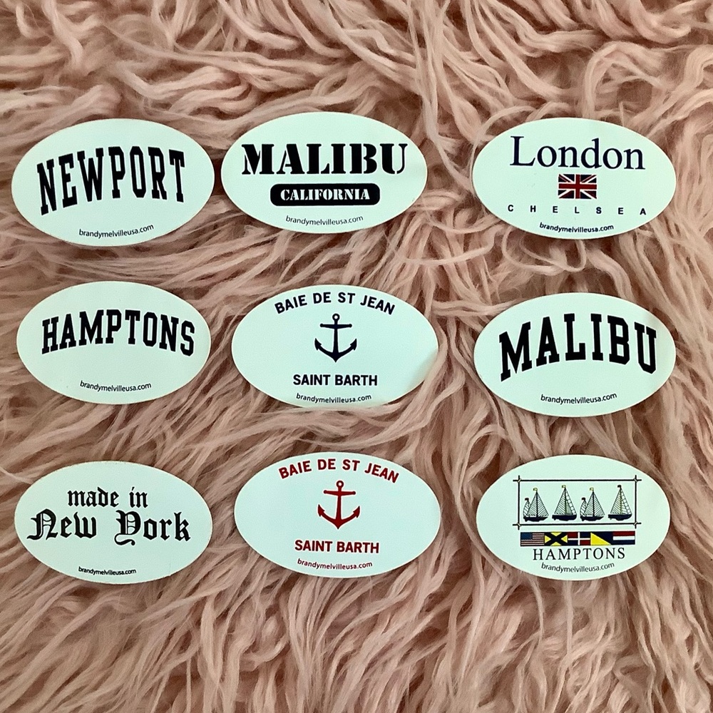 15 PC RANDOM RARE BRANDY MELVILLE STICKERS ☆ - Picture 3 of 6
